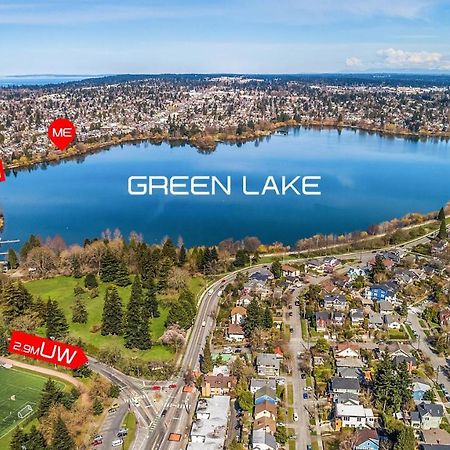 Green Lake 1St Line Home A With Central Air Conditioners Seattle Exteriör bild